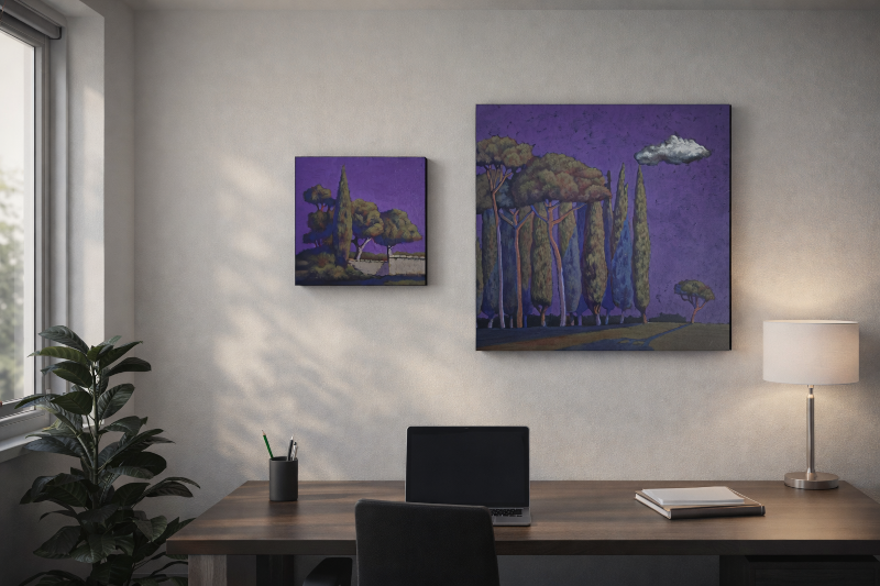 oeuvre d'art pour espace entreprise